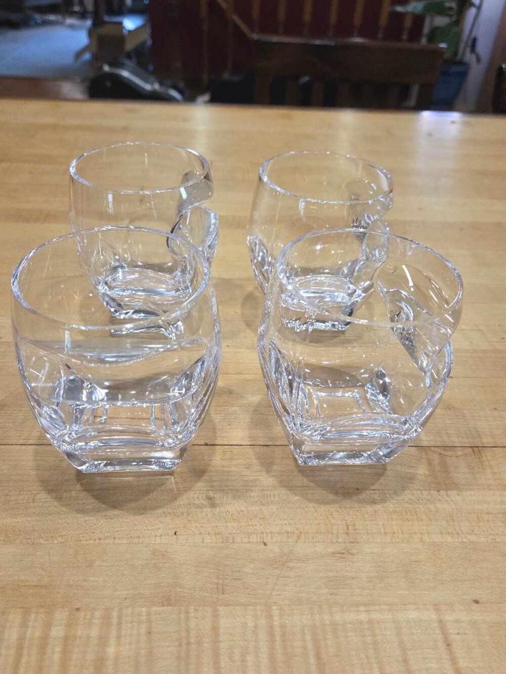 Set of 4 Godinger Arturo Cigar Double Old Fashioned Glasses